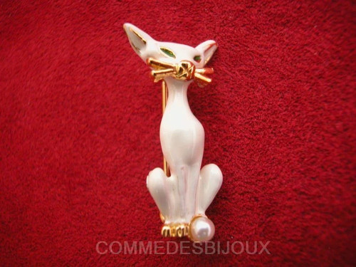 Spilla vintage sphinx gatto - vintage,