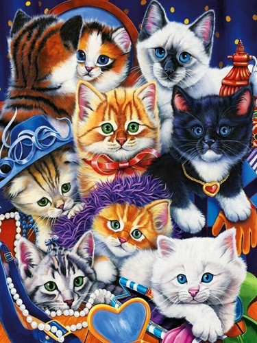 Piastra metallo gatto - in,