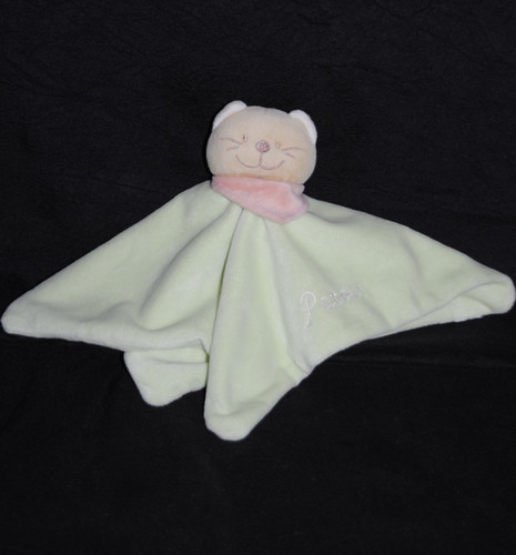 Doudou piatto gatto verde - ,