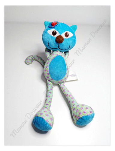 Peluche doudou gatto blu - peluche/doudou,