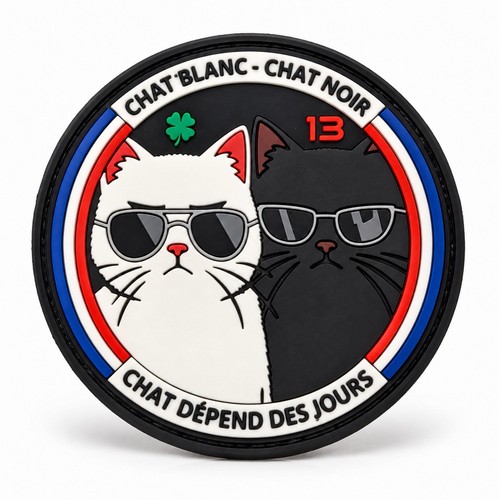 Stemma pvc gatto bianco - stemma,