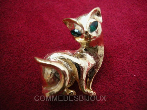 Spilla vintage gatto egiziano - spilla,