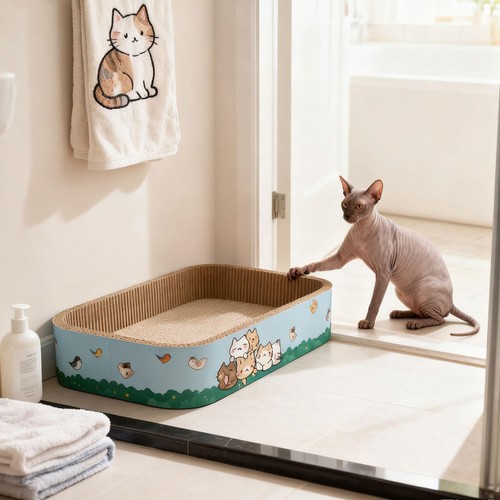 Gatto pad nido ovale - gatto,