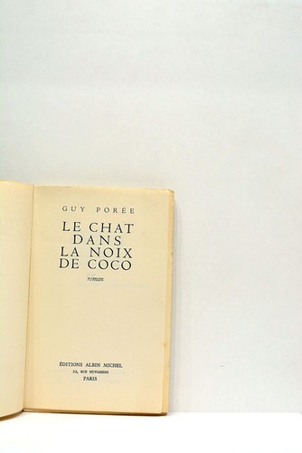 Livre ancien porée - livre,