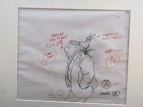 Dessin original chat du - original,