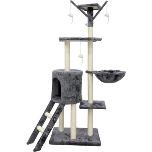 Albero gatto 138 - cm, grigio